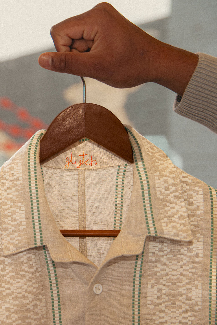 Glytch shirt on hanger